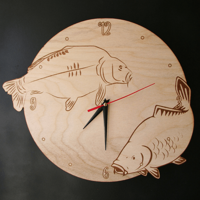 Horloge Carpes