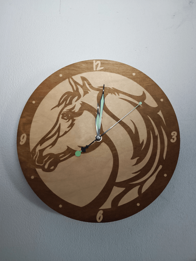Horloge cheval