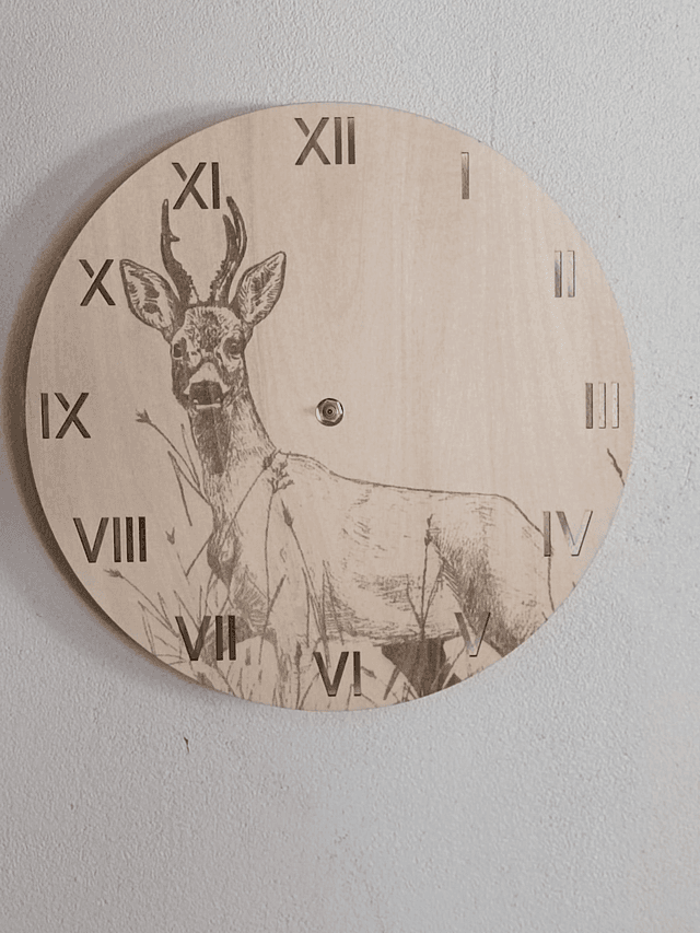 Horloge chevreuil